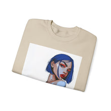 Load image into Gallery viewer, Tribeca Portrait Crewneck Sweatshirt — Stylish Illustrated Woman Graphic