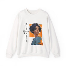 Load image into Gallery viewer, Crewneck Sweatshirt — Tribeca Salon Portrait Graphic