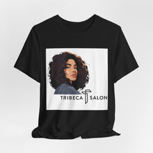 Load image into Gallery viewer, Tribeca Salon Graphic Tee — Curly Hair Portrait Hairdresser T-Shirt