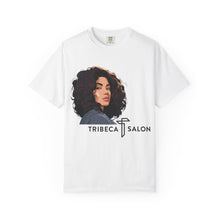 Load image into Gallery viewer, Tribeca Salon Portrait T-Shirt — Stylish Hair Salon Logo Tee