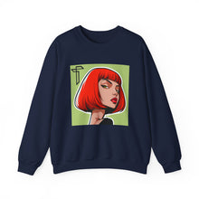 Load image into Gallery viewer, Crewneck Sweatshirt — Red Bob Portrait Graphic Sweatshirt