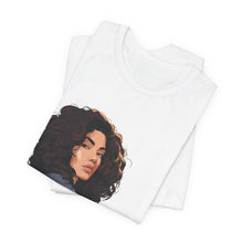 Load image into Gallery viewer, Tribeca Salon Graphic Tee — Curly Hair Portrait Hairdresser T-Shirt