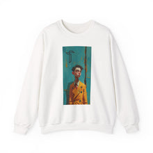 Load image into Gallery viewer, Artistic Portrait Crewneck Sweatshirt — Surreal Figure Illustration