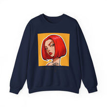 Load image into Gallery viewer, Salon Logo Sweatshirt — Tribeca Salon Red Bob Portrait Crewneck