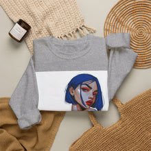 Load image into Gallery viewer, Tribeca Portrait Crewneck Sweatshirt — Stylish Illustrated Woman Graphic