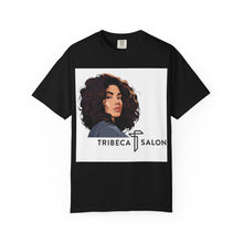 Load image into Gallery viewer, Tribeca Salon Portrait T-Shirt — Stylish Hair Salon Logo Tee
