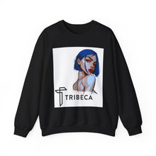 Load image into Gallery viewer, Tribeca Portrait Crewneck Sweatshirt — Stylish Illustrated Woman Graphic