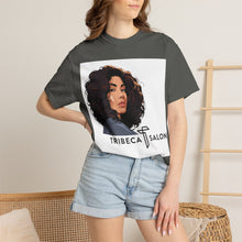 Load image into Gallery viewer, Tribeca Salon Portrait T-Shirt — Stylish Hair Salon Logo Tee