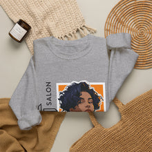 Load image into Gallery viewer, Crewneck Sweatshirt — Tribeca Salon Portrait Graphic