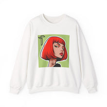 Load image into Gallery viewer, Crewneck Sweatshirt — Red Bob Portrait Graphic Sweatshirt