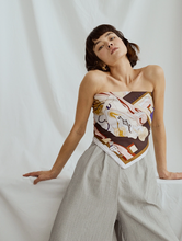 Load image into Gallery viewer, "the Kiss" Bandana Silk Scarf