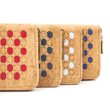 Load image into Gallery viewer, Handmade women's cork wallet BAG-328-B-2