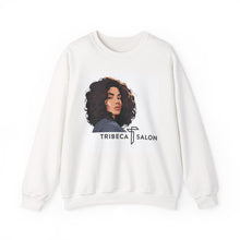 Load image into Gallery viewer, Salon Crewneck Sweatshirt — Tribeca Salon Logo &amp; Illustration
