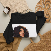 Load image into Gallery viewer, Salon Crewneck Sweatshirt — Tribeca Salon Logo &amp; Illustration
