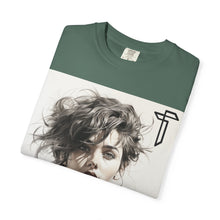 Load image into Gallery viewer, Portrait Photo Tee — Moody Artistic Woman Print T-Shirt
