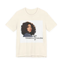 Load image into Gallery viewer, Tribeca Salon Graphic Tee — Curly Hair Portrait Hairdresser T-Shirt
