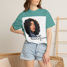 Load image into Gallery viewer, Tribeca Salon Portrait T-Shirt — Stylish Hair Salon Logo Tee

