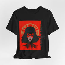 Load image into Gallery viewer, Graphic Tee — Red Portrait 'Tribeca Salon' Art Shirt
