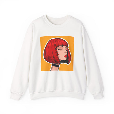 Red Bob Portrait Crewneck Sweatshirt