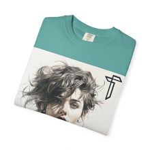 Load image into Gallery viewer, Portrait Photo Tee — Moody Artistic Woman Print T-Shirt
