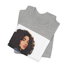 Load image into Gallery viewer, Tribeca Salon Graphic Tee — Curly Hair Portrait Hairdresser T-Shirt
