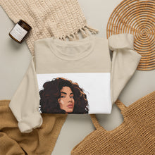 Load image into Gallery viewer, Salon Crewneck Sweatshirt — Tribeca Salon Logo &amp; Illustration
