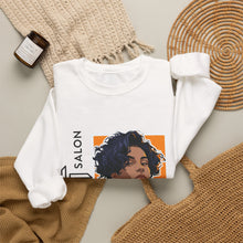 Load image into Gallery viewer, Crewneck Sweatshirt — Tribeca Salon Portrait Graphic
