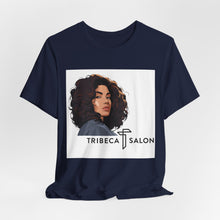 Load image into Gallery viewer, Tribeca Salon Graphic Tee — Curly Hair Portrait Hairdresser T-Shirt
