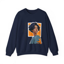 Load image into Gallery viewer, Crewneck Sweatshirt — Tribeca Salon Portrait Graphic
