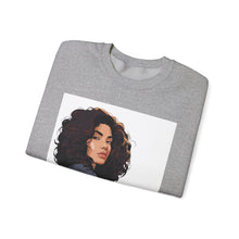 Load image into Gallery viewer, Salon Crewneck Sweatshirt — Tribeca Salon Logo &amp; Illustration
