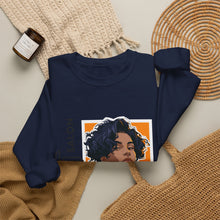 Load image into Gallery viewer, Crewneck Sweatshirt — Tribeca Salon Portrait Graphic
