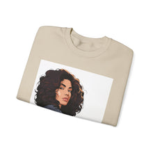 Load image into Gallery viewer, Salon Crewneck Sweatshirt — Tribeca Salon Logo &amp; Illustration

