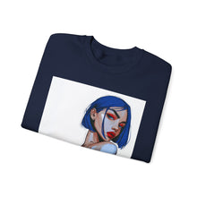 Load image into Gallery viewer, Tribeca Portrait Crewneck Sweatshirt — Stylish Illustrated Woman Graphic
