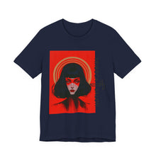 Load image into Gallery viewer, Graphic Tee — Red Portrait 'Tribeca Salon' Art Shirt
