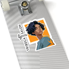 Load image into Gallery viewer, Tribeca Salon Portrait Sticker — Stylish Kiss-Cut Salon Logo Decal
