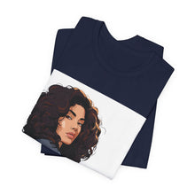 Load image into Gallery viewer, Tribeca Salon Graphic Tee — Curly Hair Portrait Hairdresser T-Shirt
