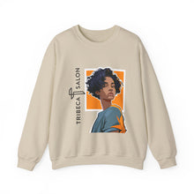 Load image into Gallery viewer, Crewneck Sweatshirt — Tribeca Salon Portrait Graphic

