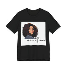 Load image into Gallery viewer, Tribeca Salon Graphic Tee — Curly Hair Portrait Hairdresser T-Shirt
