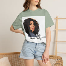 Load image into Gallery viewer, Tribeca Salon Portrait T-Shirt — Stylish Hair Salon Logo Tee
