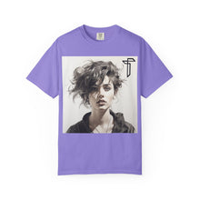 Load image into Gallery viewer, Portrait Photo Tee — Moody Artistic Woman Print T-Shirt

