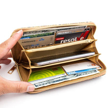 Load image into Gallery viewer, Handmade women's cork wallet BAG-328-B-3
