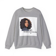 Load image into Gallery viewer, Salon Crewneck Sweatshirt — Tribeca Salon Logo &amp; Illustration
