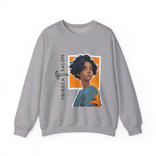 Load image into Gallery viewer, Crewneck Sweatshirt — Tribeca Salon Portrait Graphic
