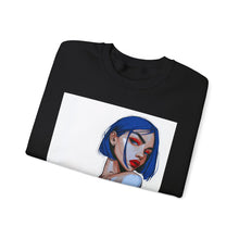 Load image into Gallery viewer, Tribeca Portrait Crewneck Sweatshirt — Stylish Illustrated Woman Graphic
