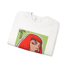 Load image into Gallery viewer, Crewneck Sweatshirt — Red Bob Portrait Graphic Sweatshirt
