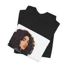 Load image into Gallery viewer, Tribeca Salon Graphic Tee — Curly Hair Portrait Hairdresser T-Shirt
