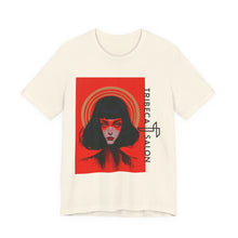 Load image into Gallery viewer, Graphic Tee — Red Portrait 'Tribeca Salon' Art Shirt
