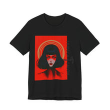 Load image into Gallery viewer, Graphic Tee — Red Portrait 'Tribeca Salon' Art Shirt
