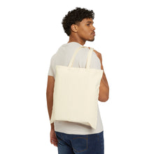 Load image into Gallery viewer, Tote Bag — Tribeca Salon Logo Canvas Tote with Curly Woman Illustration
