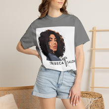 Load image into Gallery viewer, Tribeca Salon Portrait T-Shirt — Stylish Hair Salon Logo Tee
